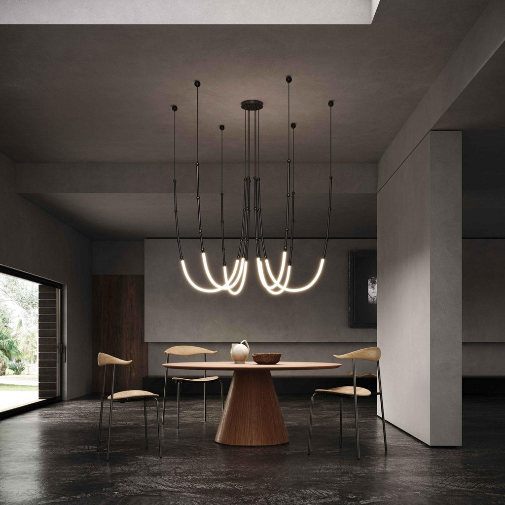 Lustra Chandelier Leda LED Flexible Moderne Sculptural - Neutralighting