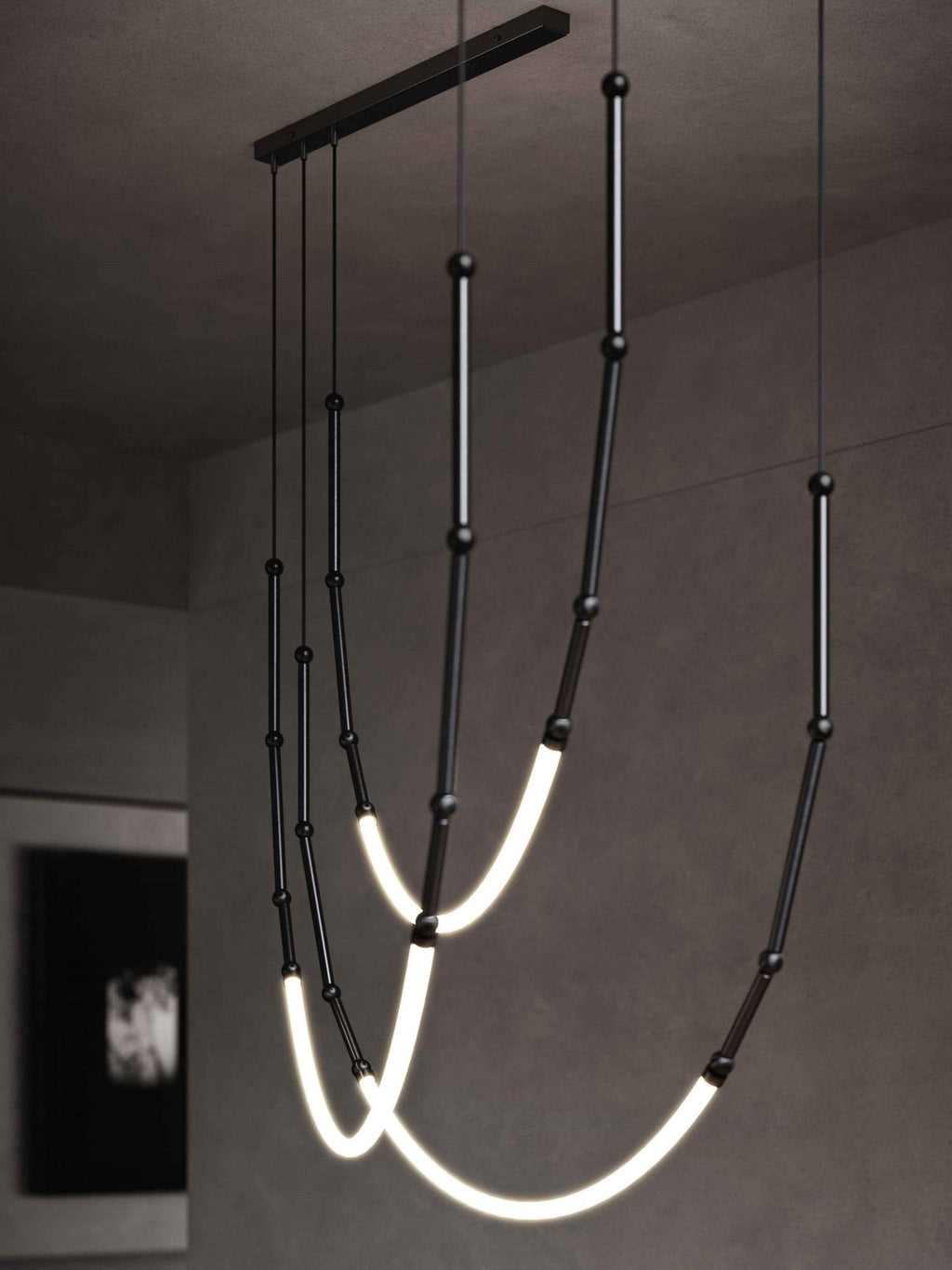 Lustra Chandelier Leda LED Flexible Moderne Sculptural - Neutralighting