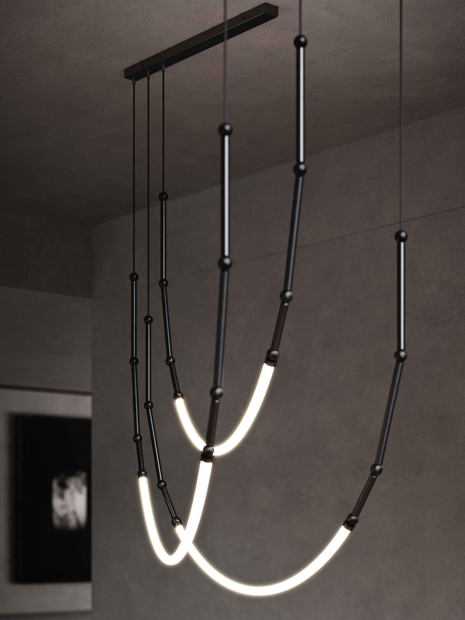 Lustra Chandelier Leda LED Flexible Moderne Sculptural - Neutralighting