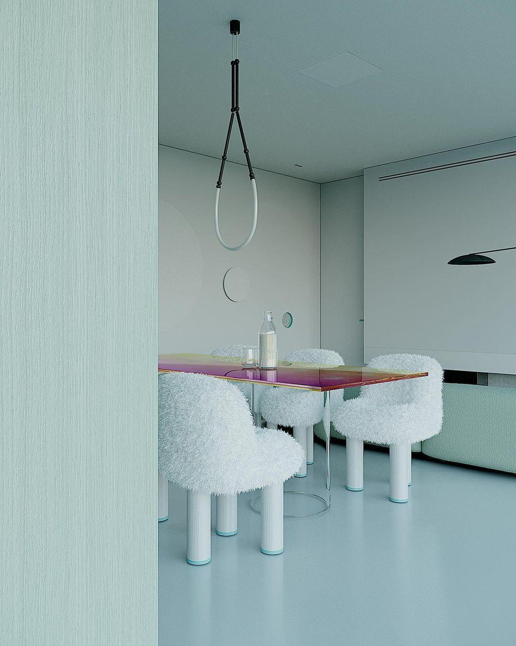Lustra Chandelier Leda LED Flexible Moderne Sculptural - Neutralighting