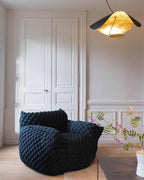 Lustra Suspension Lampe Abat-jour Courbé Noir et Or - Neutralighting
