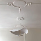 Lustra Suspension Lampe Abat-jour Courbé Noir et Or - Neutralighting