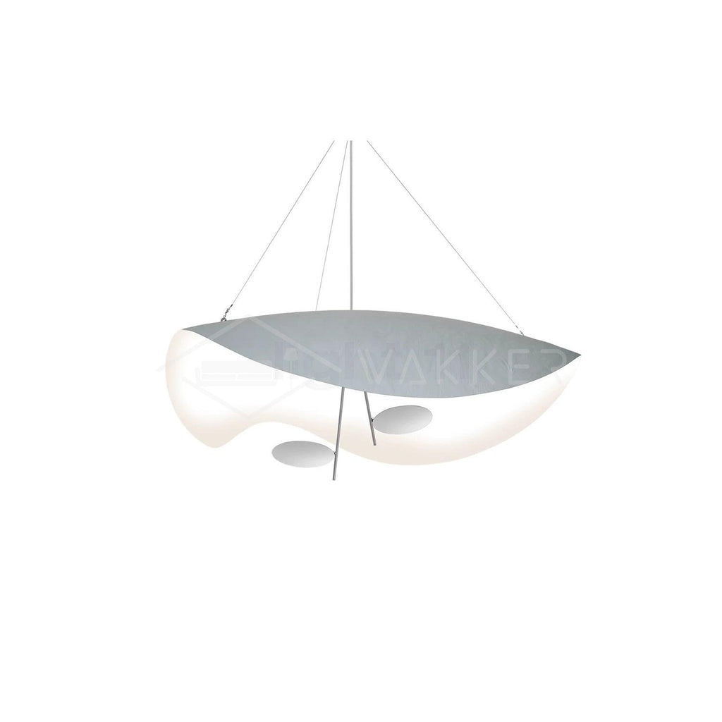 Lustra Suspension Lampe Abat-jour Courbé Noir et Or - Neutralighting