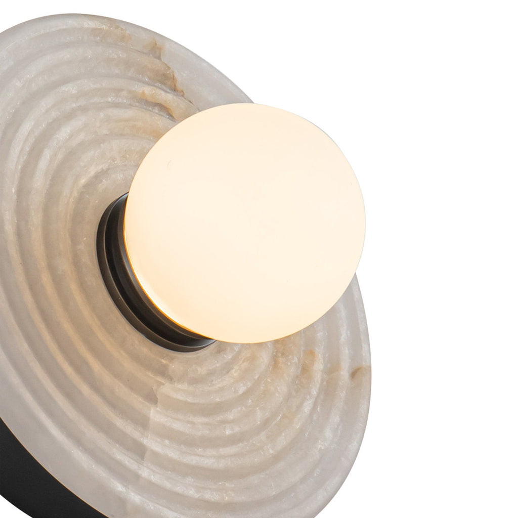 Lampe Murale en Albâtre et Verre Moderne Minimaliste Syraean - Neutralighting