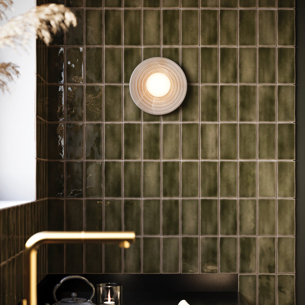 Lampe Murale en Albâtre et Verre Moderne Minimaliste Syraean - Neutralighting