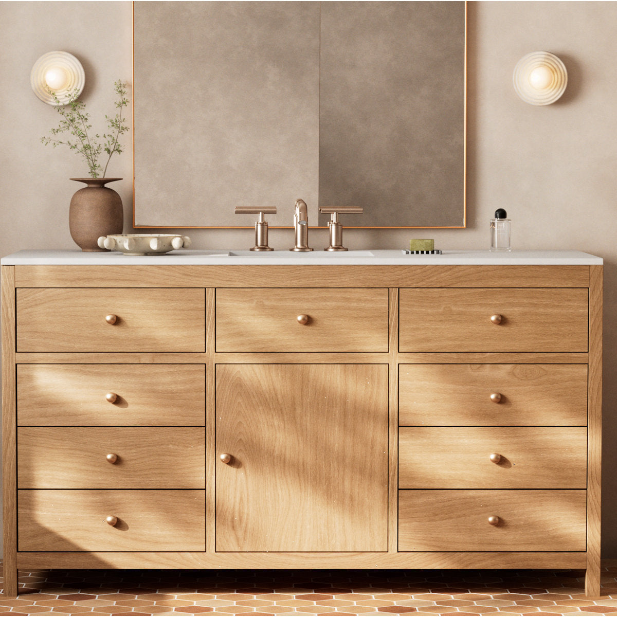 Lampe Murale en Albâtre et Verre Moderne Minimaliste Syraean - Neutralighting