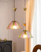 Leira Jupe Suspension Coquillage Teinté Verre Vintage - Neutralighting