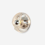 Applique Murale Tourbillon Texture Clair Ambre Gris Fumé Moderne - Neutralighting