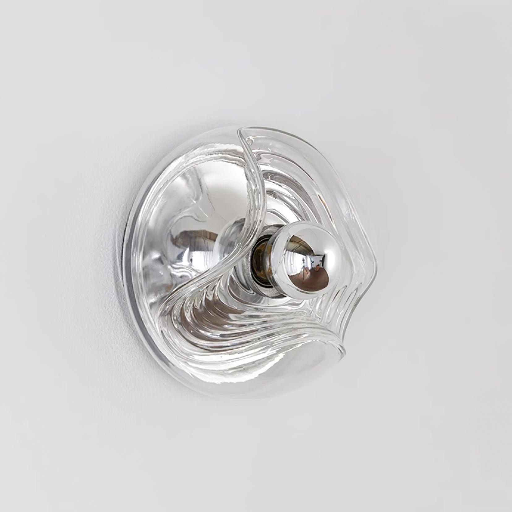 Applique Murale Tourbillon Texture Clair Ambre Gris Fumé Moderne - Neutralighting
