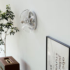 Applique Murale Tourbillon Texture Clair Ambre Gris Fumé Moderne - Neutralighting