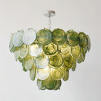 Lelaina Lustre Cascade en Verre Soufflé à la Main - Neutralighting