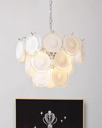 Lelaina Lustre Cascade en Verre Soufflé à la Main - Neutralighting