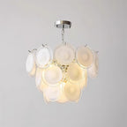 Lelaina Lustre Cascade en Verre Soufflé à la Main - Neutralighting