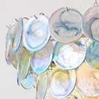 Lelaina Lustre Cascade en Verre Soufflé à la Main - Neutralighting