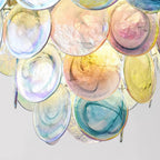 Lelaina Lustre Cascade en Verre Soufflé à la Main - Neutralighting