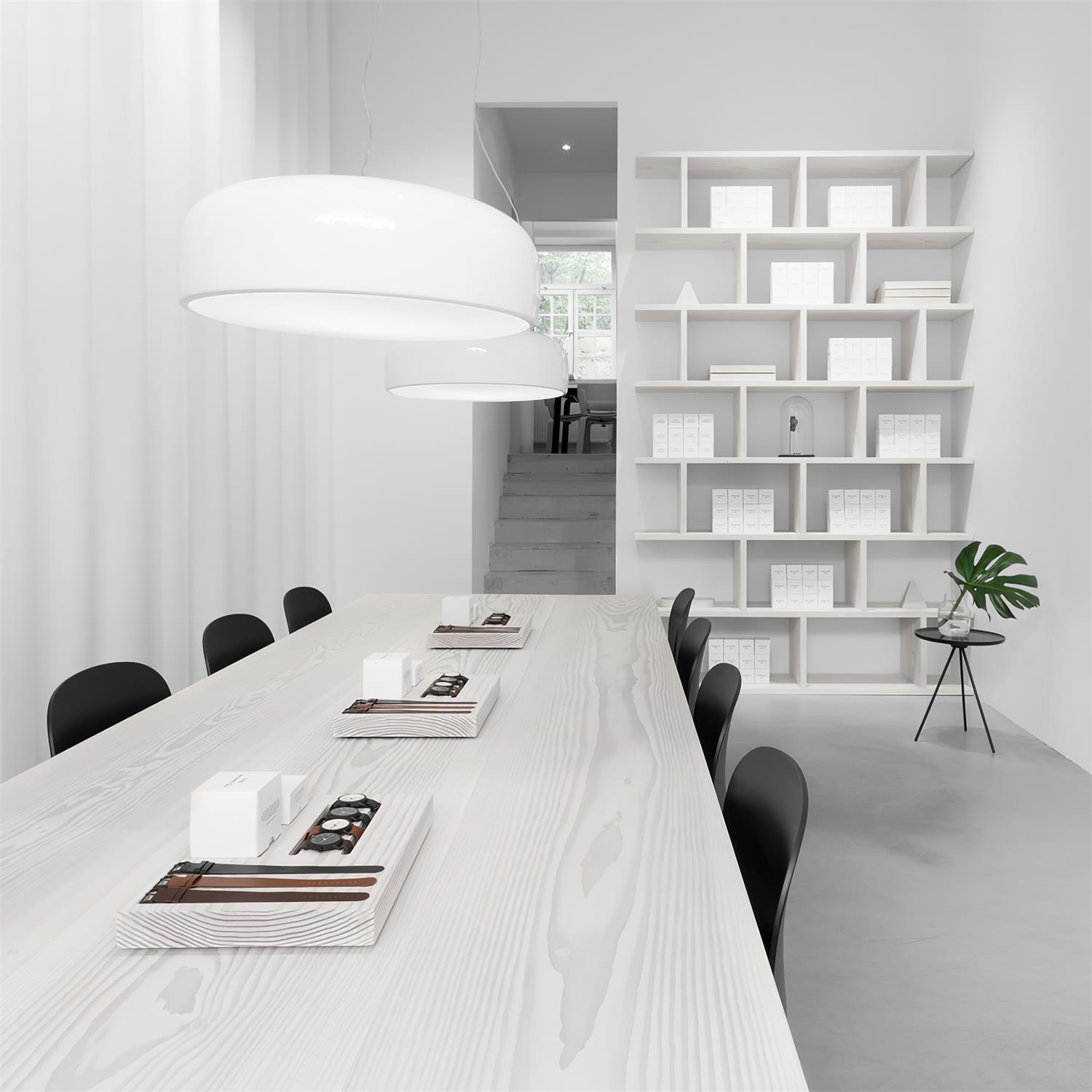 Letifly Lustre Pendentif Dôme Noir Brillant - Neutralighting