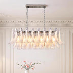Elizabeth Chandelier Murano Rectangulaire - Neutralighting