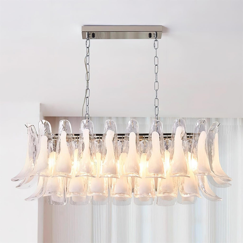 Elizabeth Chandelier Murano Rectangulaire - Neutralighting