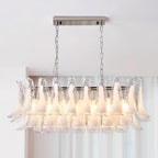 Elizabeth Chandelier Murano Rectangulaire - Neutralighting