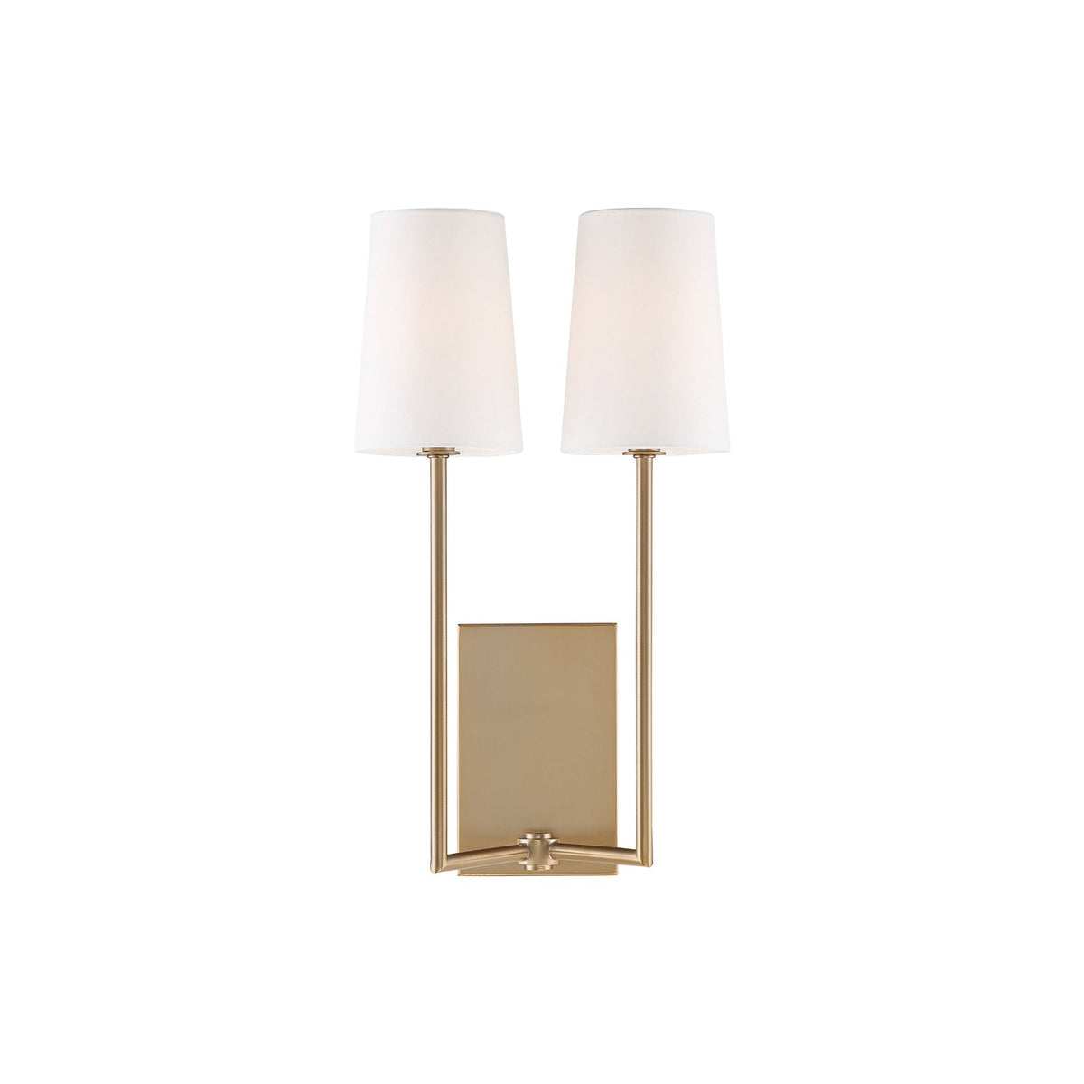 Lampe Murale en Tissu et Laiton Art Vintage Sytheir - Neutralighting