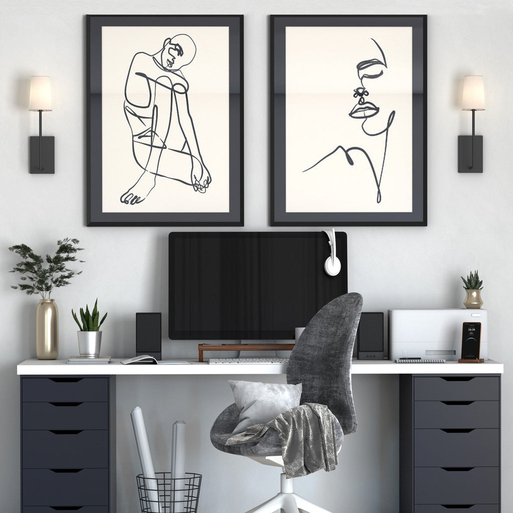 Lampe Murale en Tissu et Laiton Art Vintage Sytheir - Neutralighting