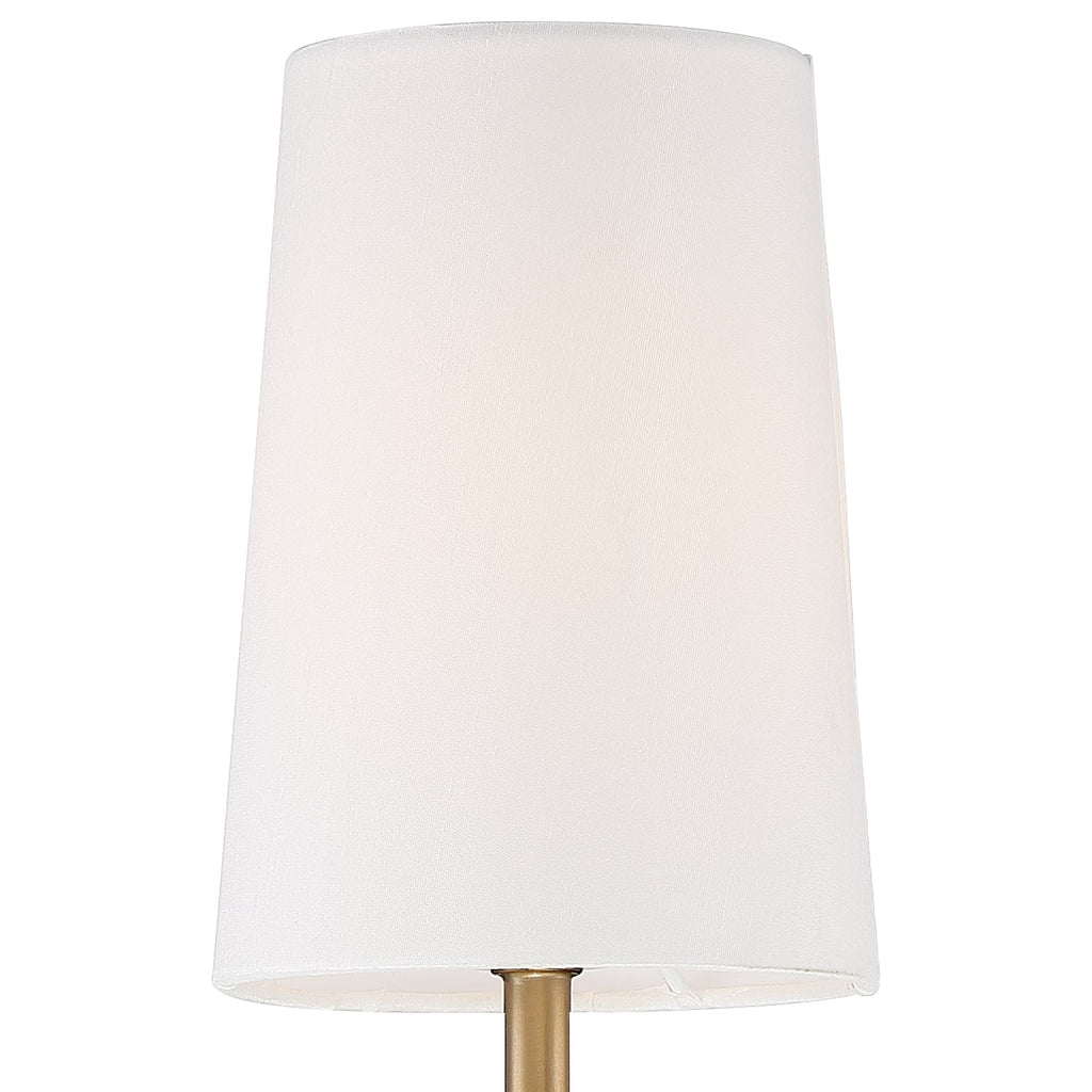 Lampe Murale en Tissu et Laiton Art Vintage Sytheir - Neutralighting