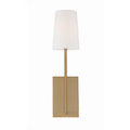 Lampe Murale en Tissu et Laiton Art Vintage Sytheir - Neutralighting
