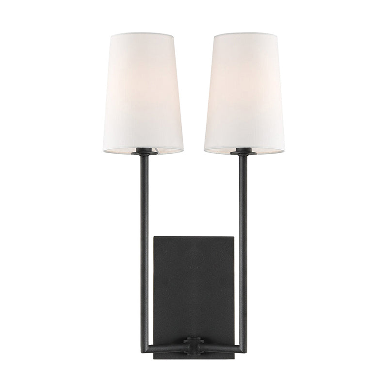 Lampe Murale en Tissu et Laiton Art Vintage Sytheir - Neutralighting