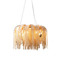 Lustra Lustre Superposé Chaîne Nickel Luxe - Neutralighting