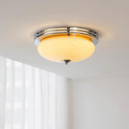 Plafonnier Baldaquin Verre Ombre Classique Rond Moderne - Neutralighting
