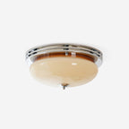 Plafonnier Baldaquin Verre Ombre Classique Rond Moderne - Neutralighting