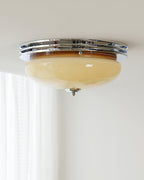 Plafonnier Baldaquin Verre Ombre Classique Rond Moderne - Neutralighting