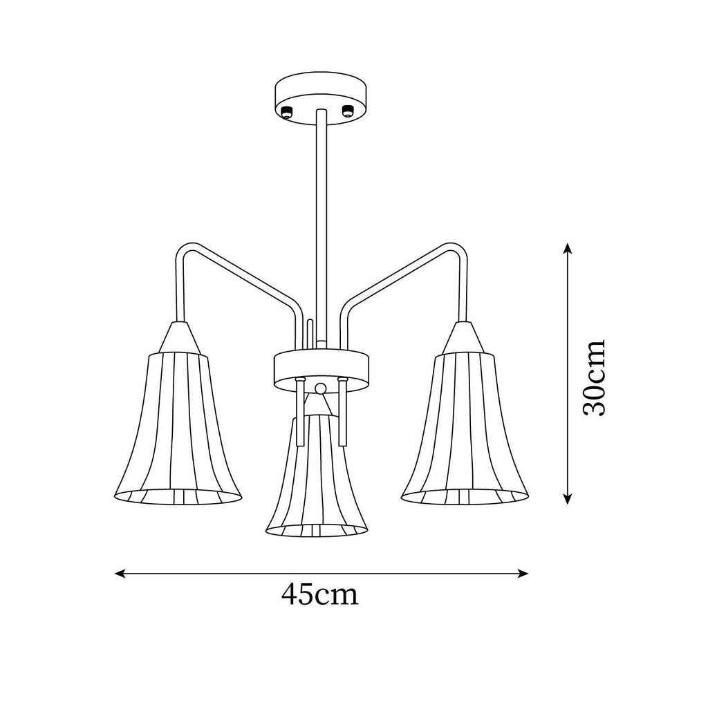 Lenore Chandelier Élégant en Céramique Intemporel - Neutralighting