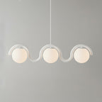 Uveta Lustre Linéaire Rouge & Argenté