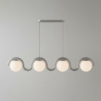 Uveta Lustre Linéaire Rouge & Argenté