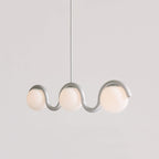 Uveta Lustre Linéaire Rouge & Argenté - Neutralighting