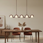 Uveta Lustre Linéaire Rouge & Argenté