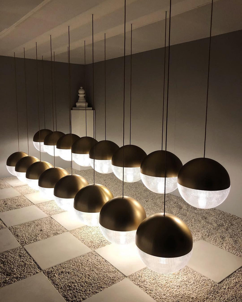 Solara Suspension en Laiton Verre Moderne - Neutralighting