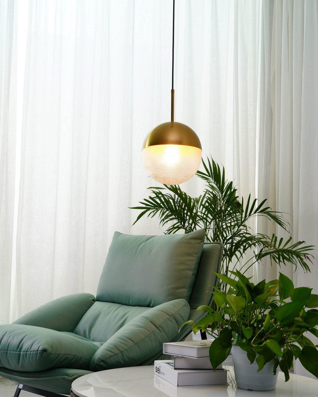 Solara Suspension en Laiton Verre Moderne - Neutralighting