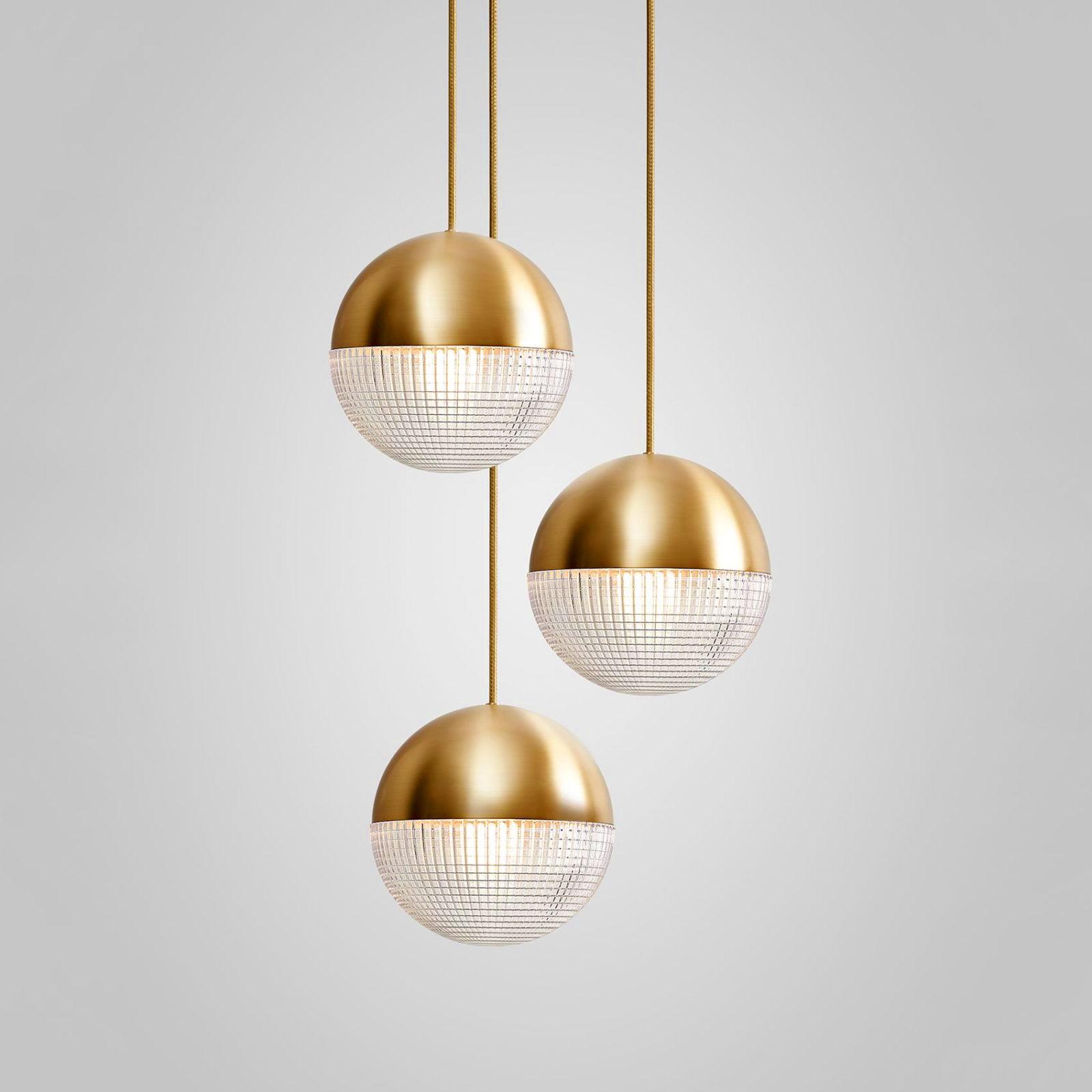 Solara Suspension en Laiton Verre Moderne - Neutralighting