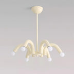 Fivelle Lustra Lustre Moderne Crème Multi-Bras Élégant - Neutralighting