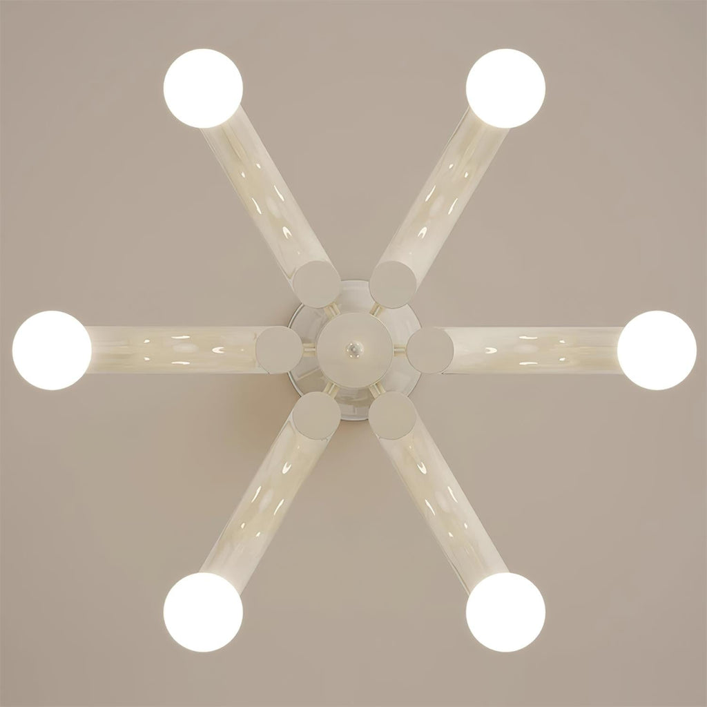 Fivelle Lustra Lustre Moderne Crème Multi-Bras Élégant - Neutralighting