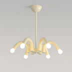 Fivelle Lustra Lustre Moderne Crème Multi-Bras Élégant - Neutralighting