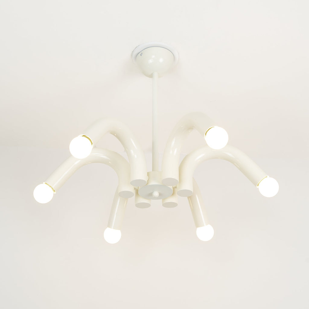 Fivelle Lustra Lustre Moderne Crème Multi-Bras Élégant - Neutralighting