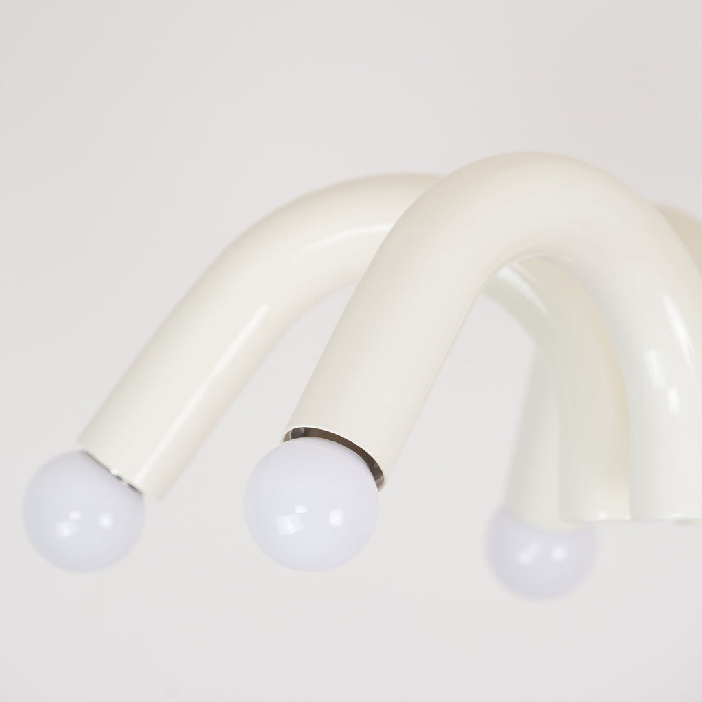 Fivelle Lustra Lustre Moderne Crème Multi-Bras Élégant - Neutralighting