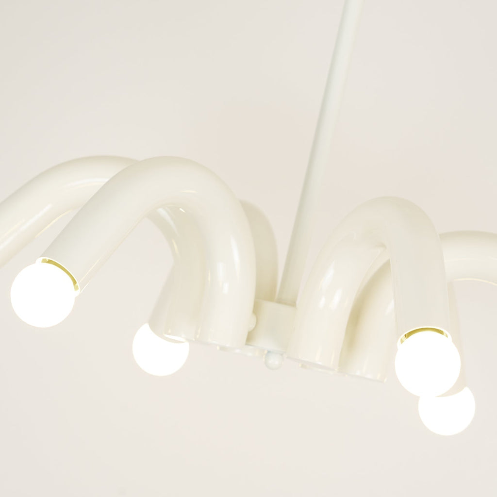 Fivelle Lustra Lustre Moderne Crème Multi-Bras Élégant - Neutralighting