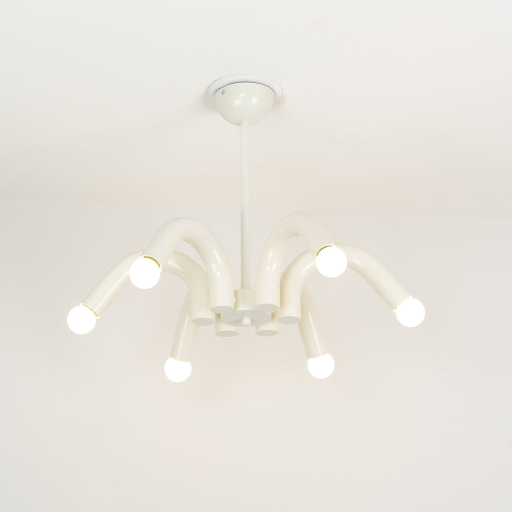Fivelle Lustra Lustre Moderne Crème Multi-Bras Élégant - Neutralighting