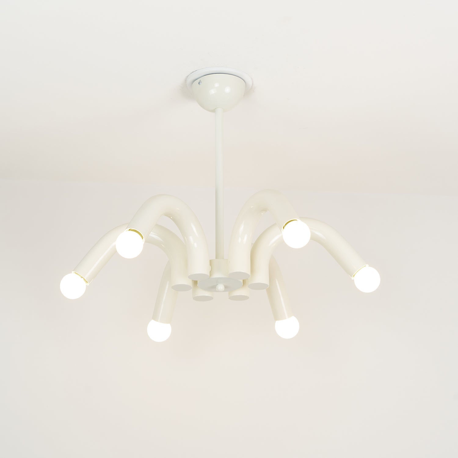 Fivelle Lustra Lustre Moderne Crème Multi-Bras Élégant - Neutralighting