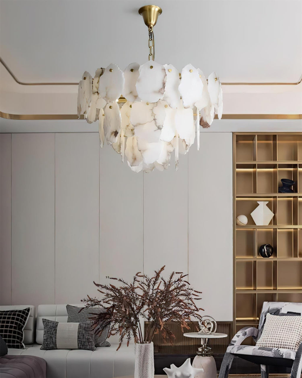 Leon Lustre Albâtre Superposé Luxe - Neutralighting