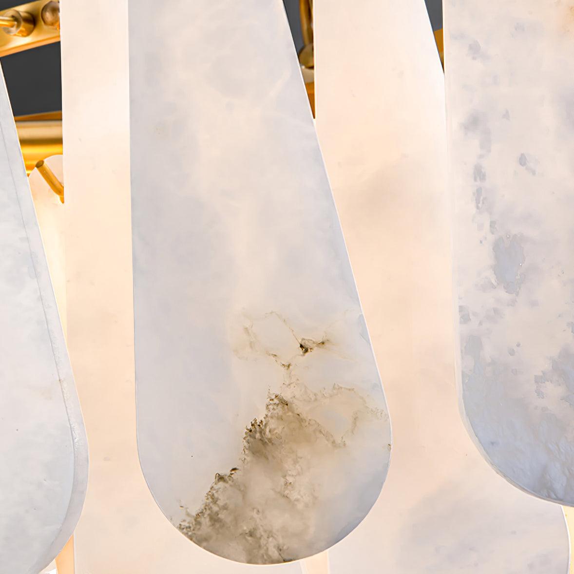 Ucararae Chandelier Albâtre en Forme de Goutte - Neutralighting